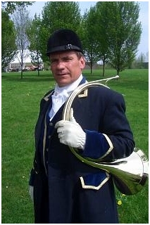 Jacques Ballriaux, trompe de chasse, Belgique