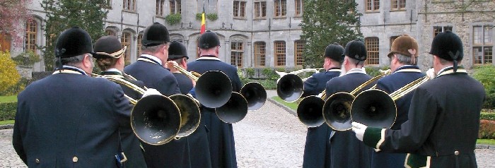 Veneurs de Sainte Marie-Madeleine au chteau de Ham-sur-Heure, Belgique